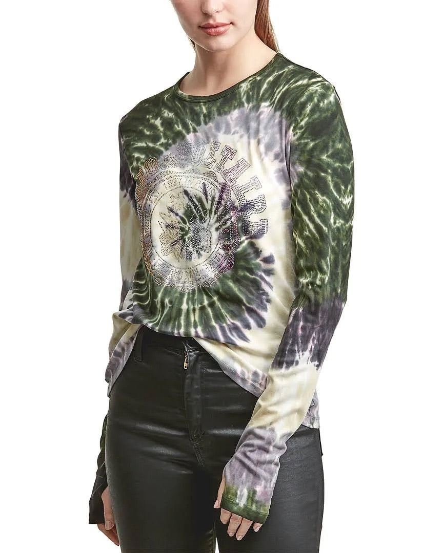 Zadig & Voltaire Jewelled Tie Dye Long Sleeve
