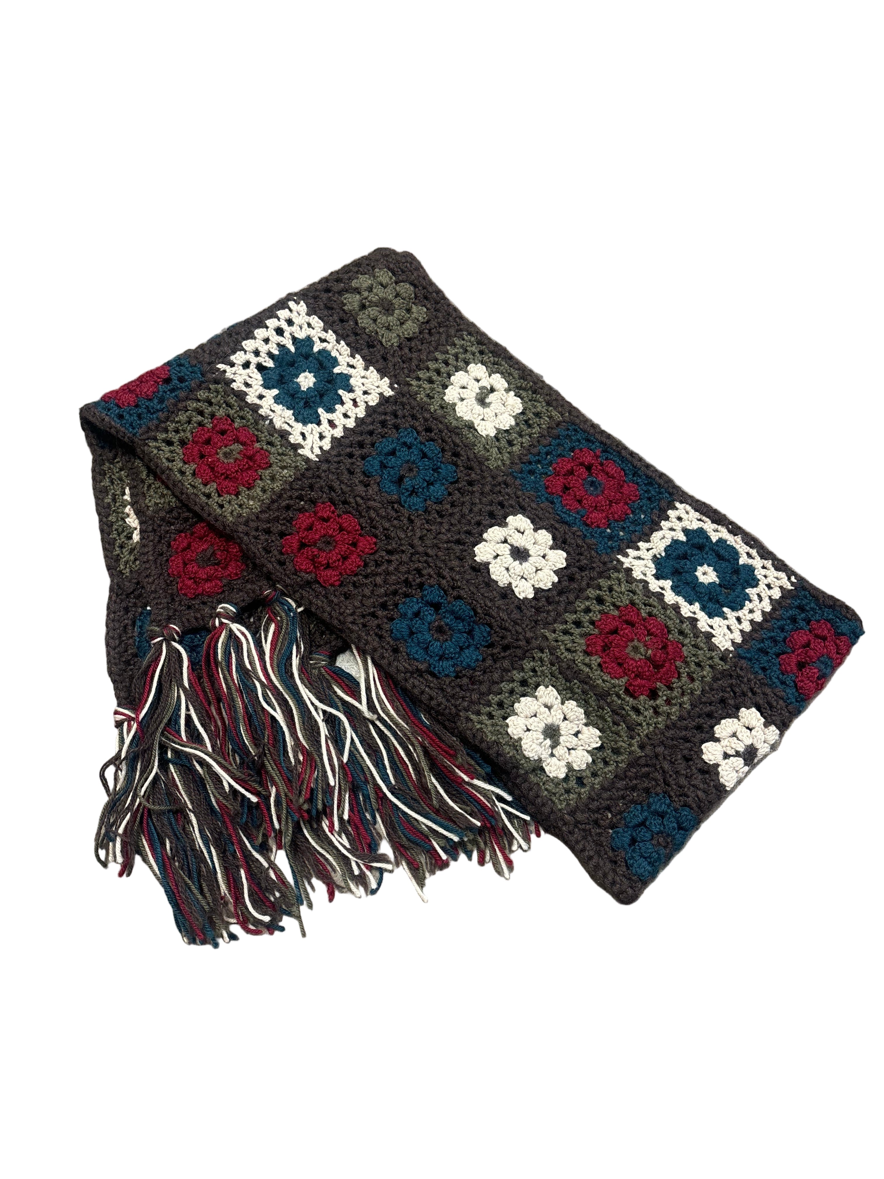 DOLCE & GABBANA wool blend knit scarf