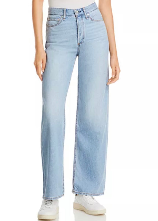 rag & bone
Logan Wide Leg Jeans in Light Tone Linen