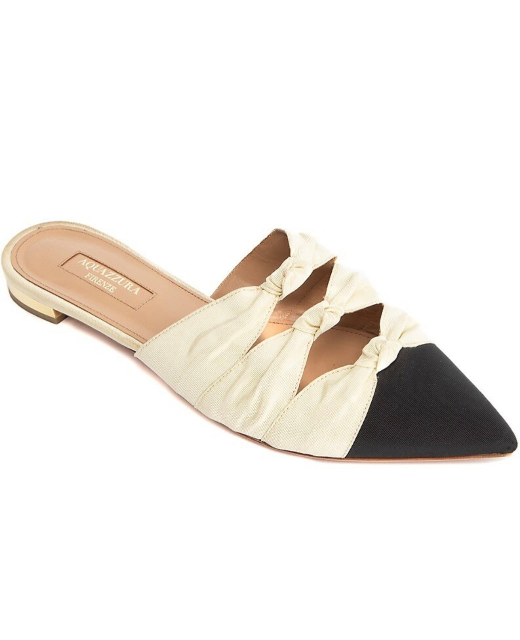 Aquazzura
Mondaine Knotted Flat Mules