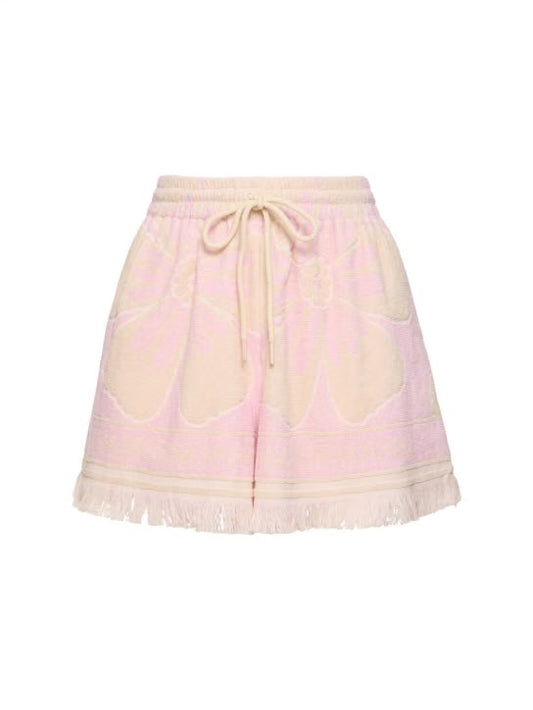 ZIMMERMANN pop towelling shorts