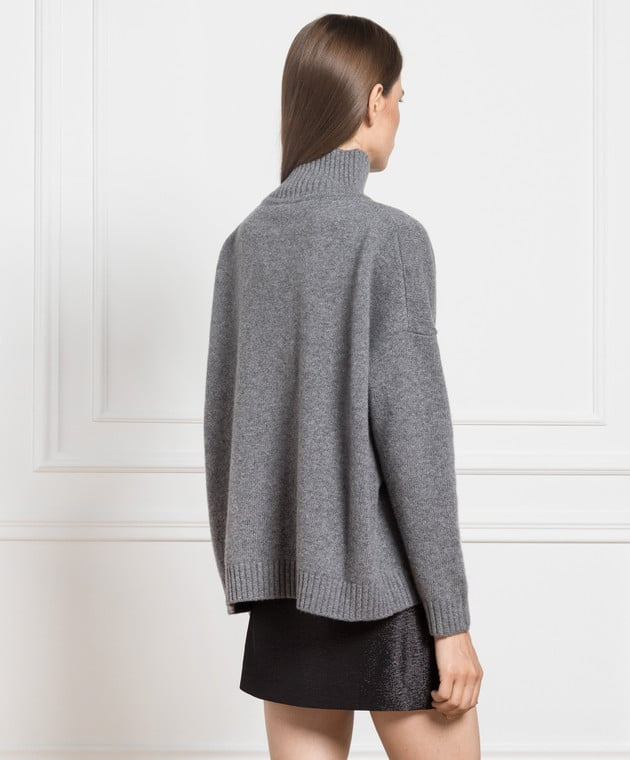 MAX MARA wool grey turtleneck sweater