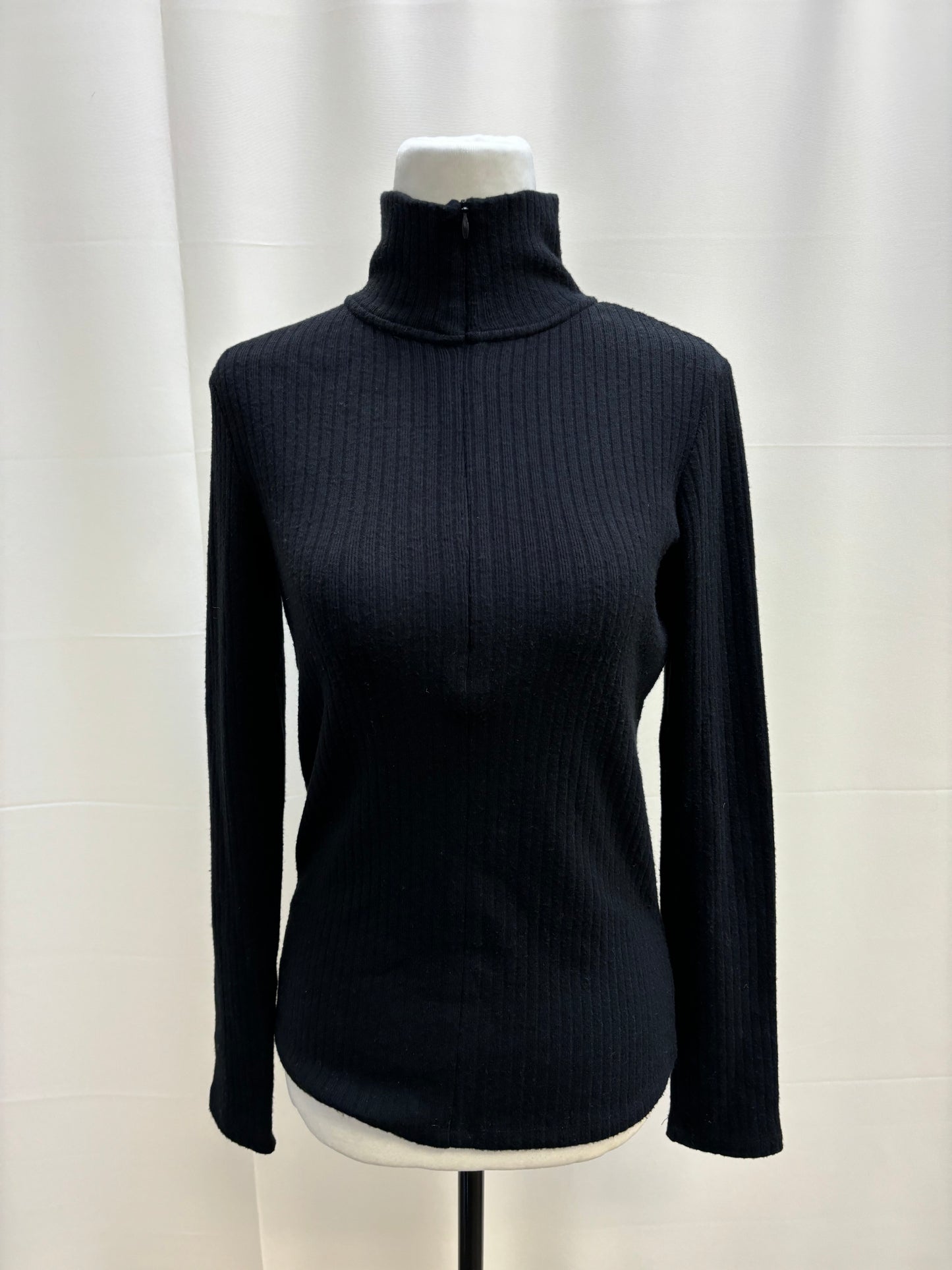 Vince Ribbed Quarter Zip Sweater