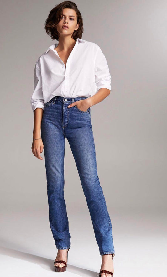 Aritzia Denim Forum Nina Stovepipe Jeans