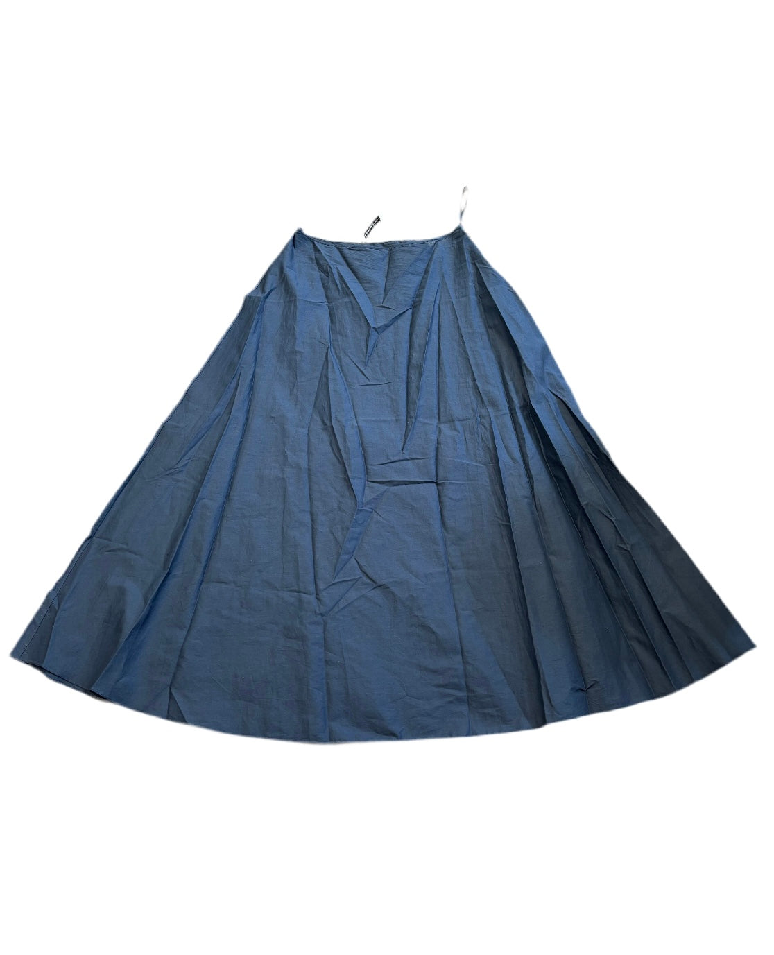 CHRISTIAN DIOR blue midi 100% cotton skirt