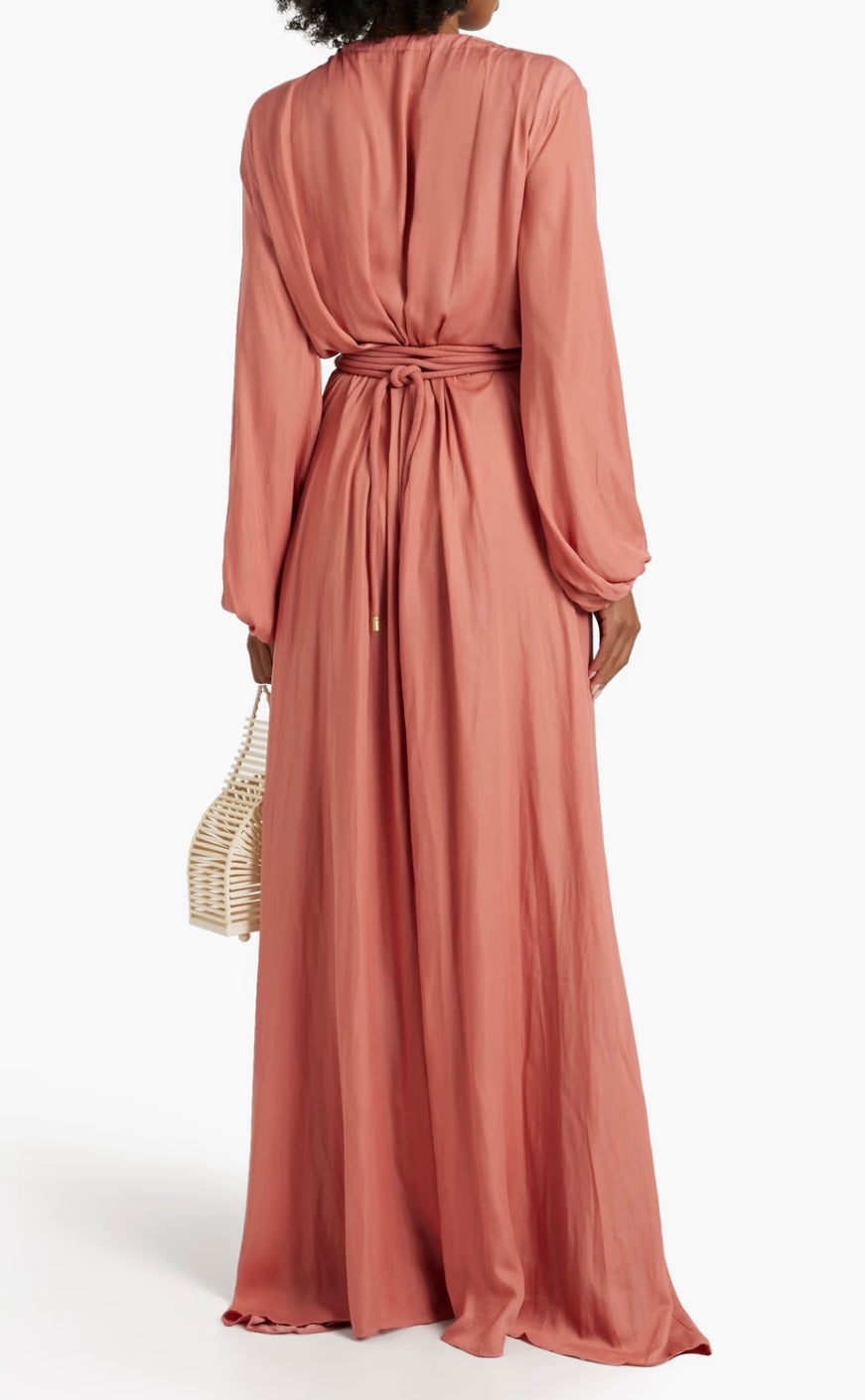 ANDREA IYAMAH
Neema gathered voile maxi dress