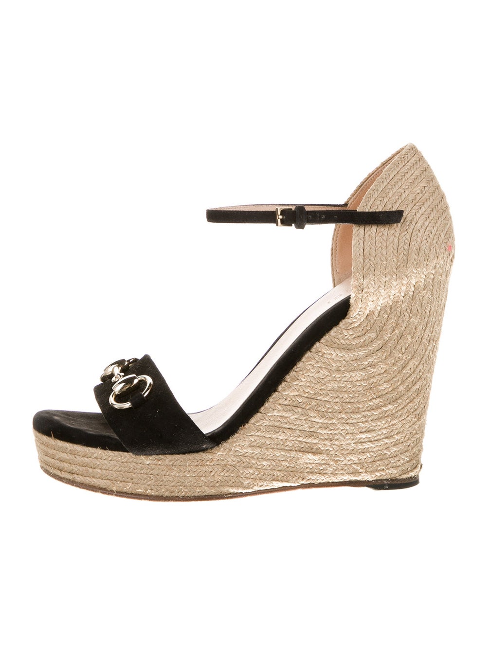 GUCCI cork wedges with ankle strap