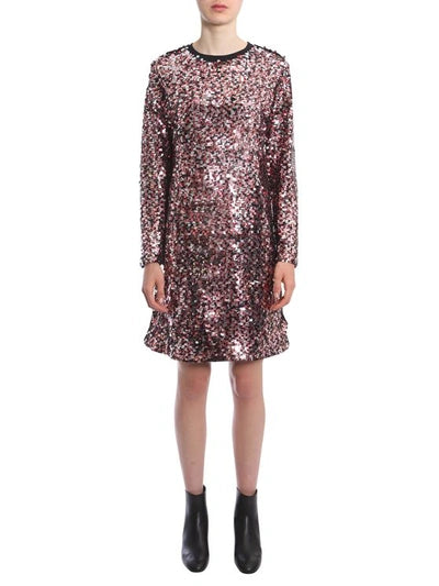 ALEXANDER MCQUEEN MCQ sequin long sleeve dress