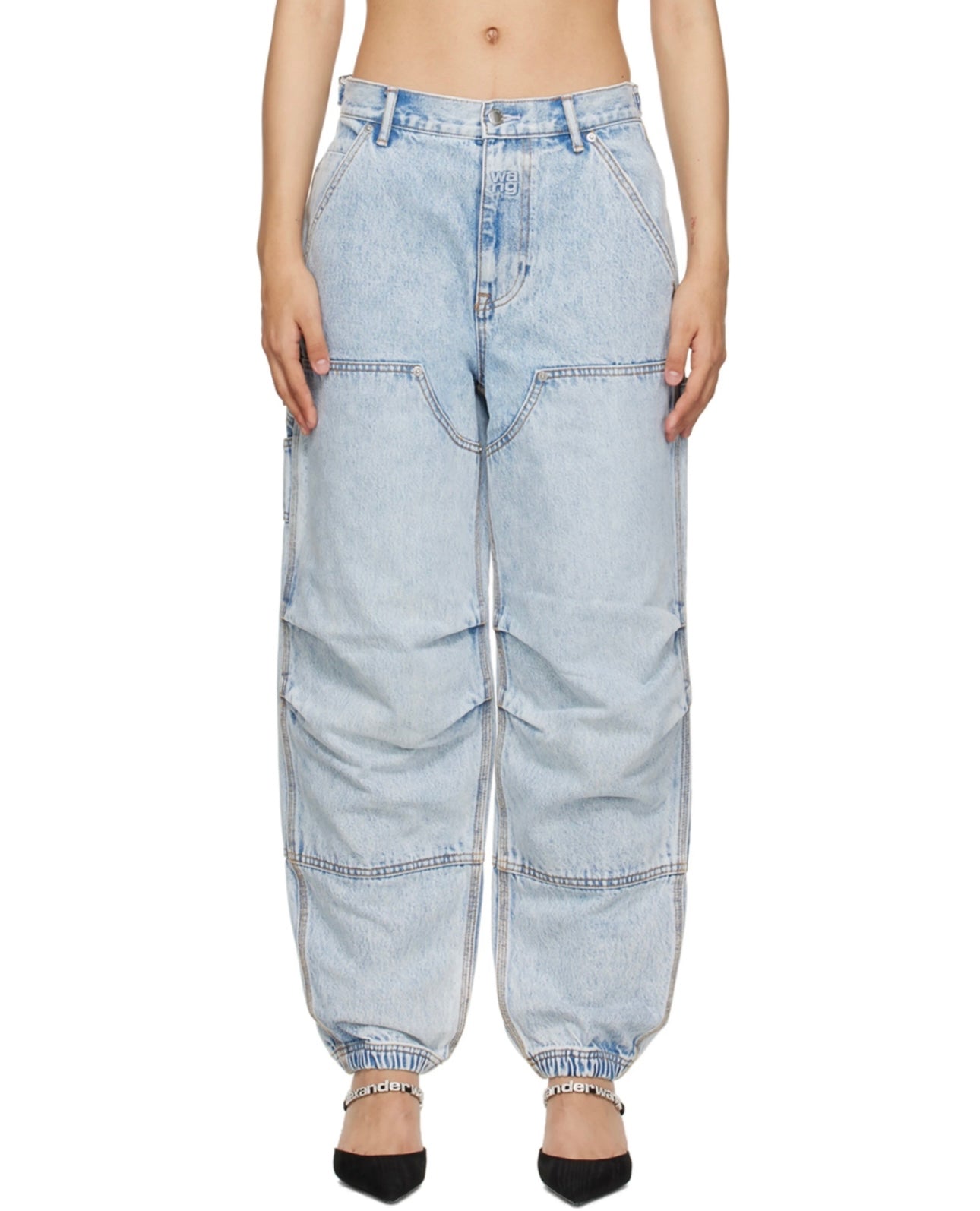 ALEXANDER WANG - double front carpenter pant in denim