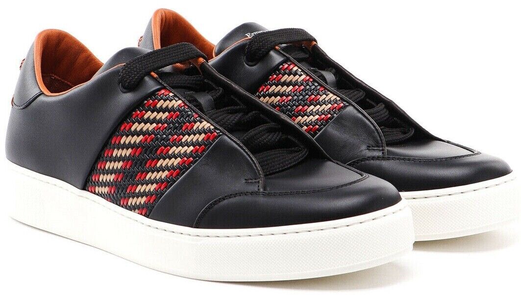 Ermenegildo Zegna Woven Detail Sneakers