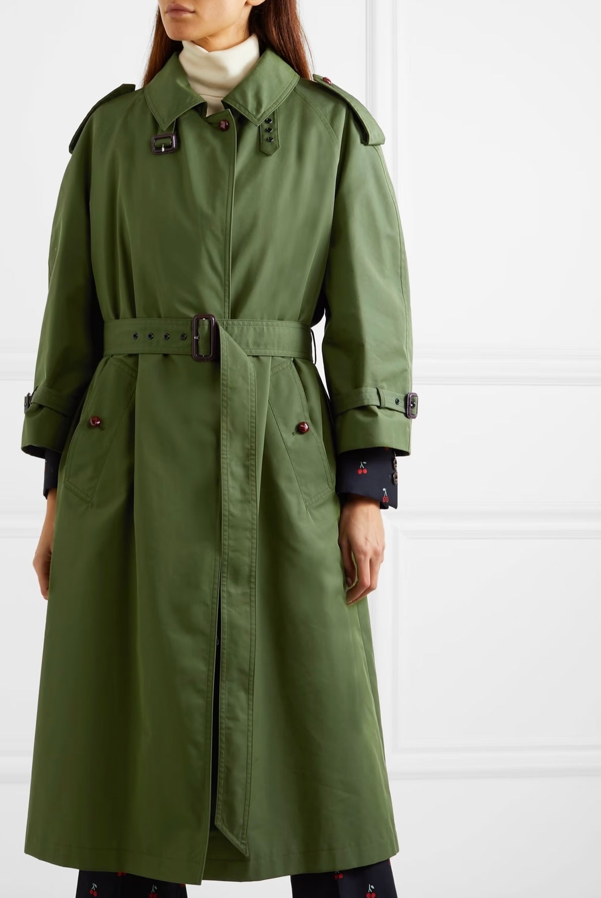 GUCCI - Green Trench Coat