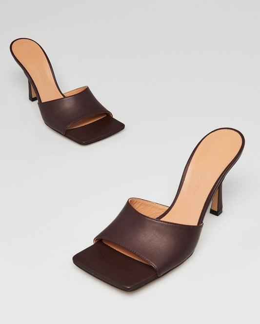 BOTTEGA VENETA stretch heeled mule