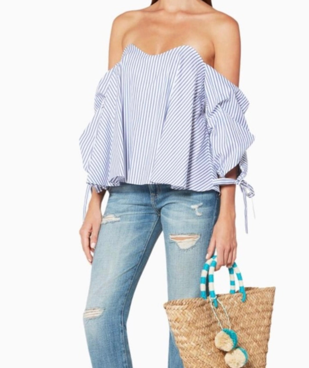 Caroline Constas - Gabriella Off-Shoulder Blouse