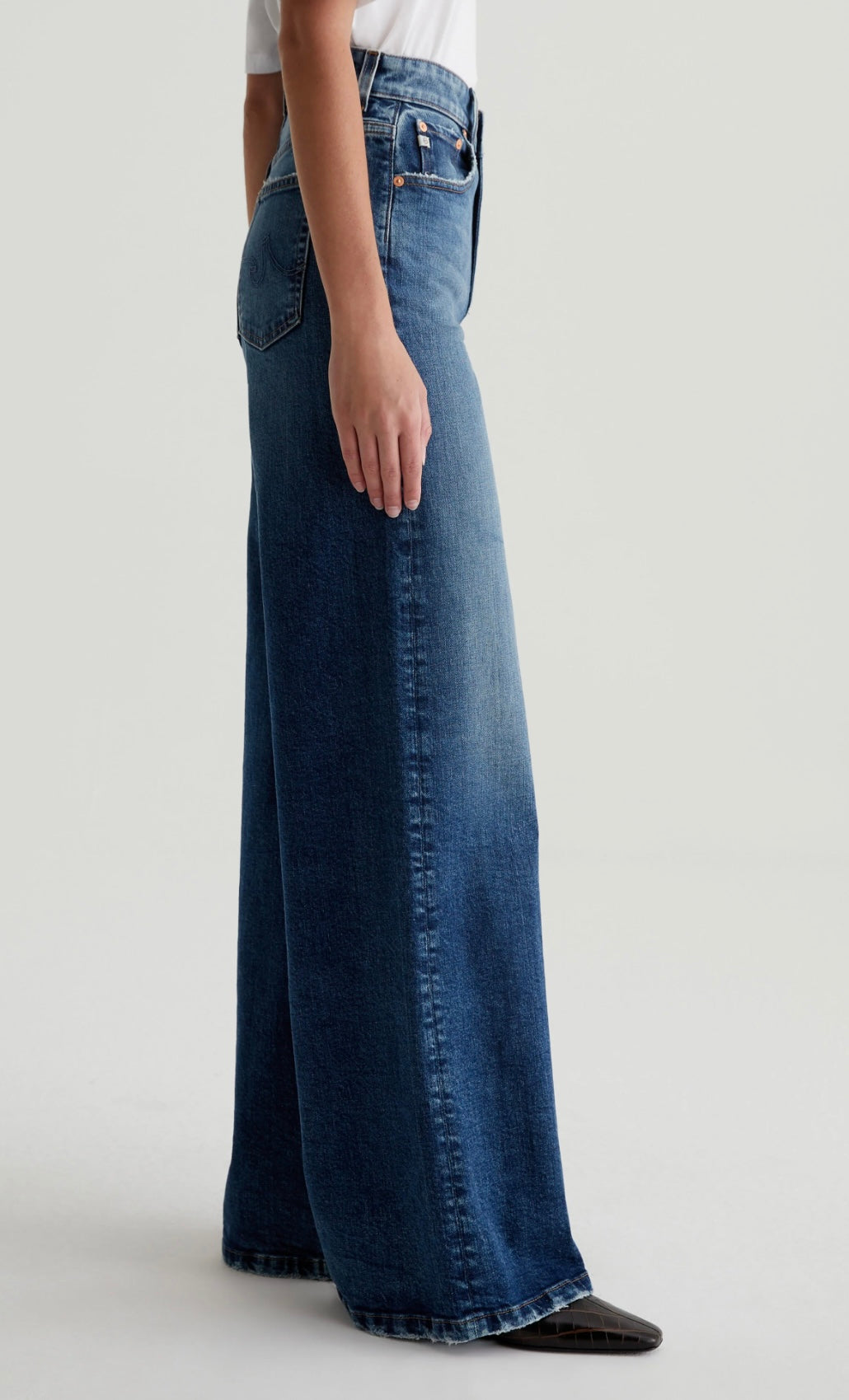 AG Jeans Deven AG-ed™ High-Rise Ultra Wide Leg Denim