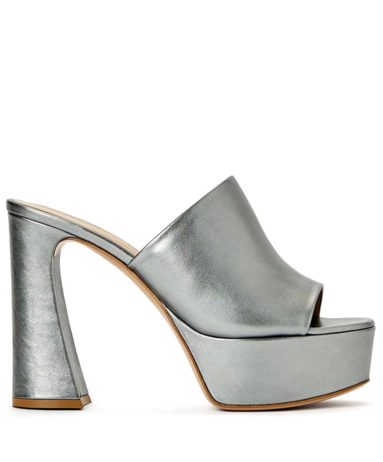 Gianvito Rossi - Metallic Silver Holly Mules