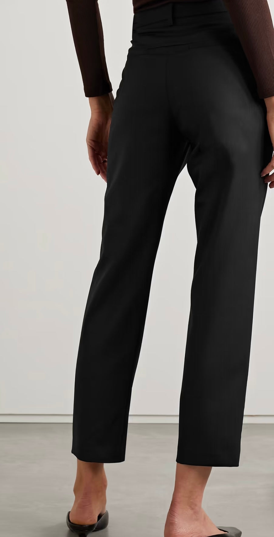 NILI LOTAN
Tel Aviv wool-blend twill straight-leg pants