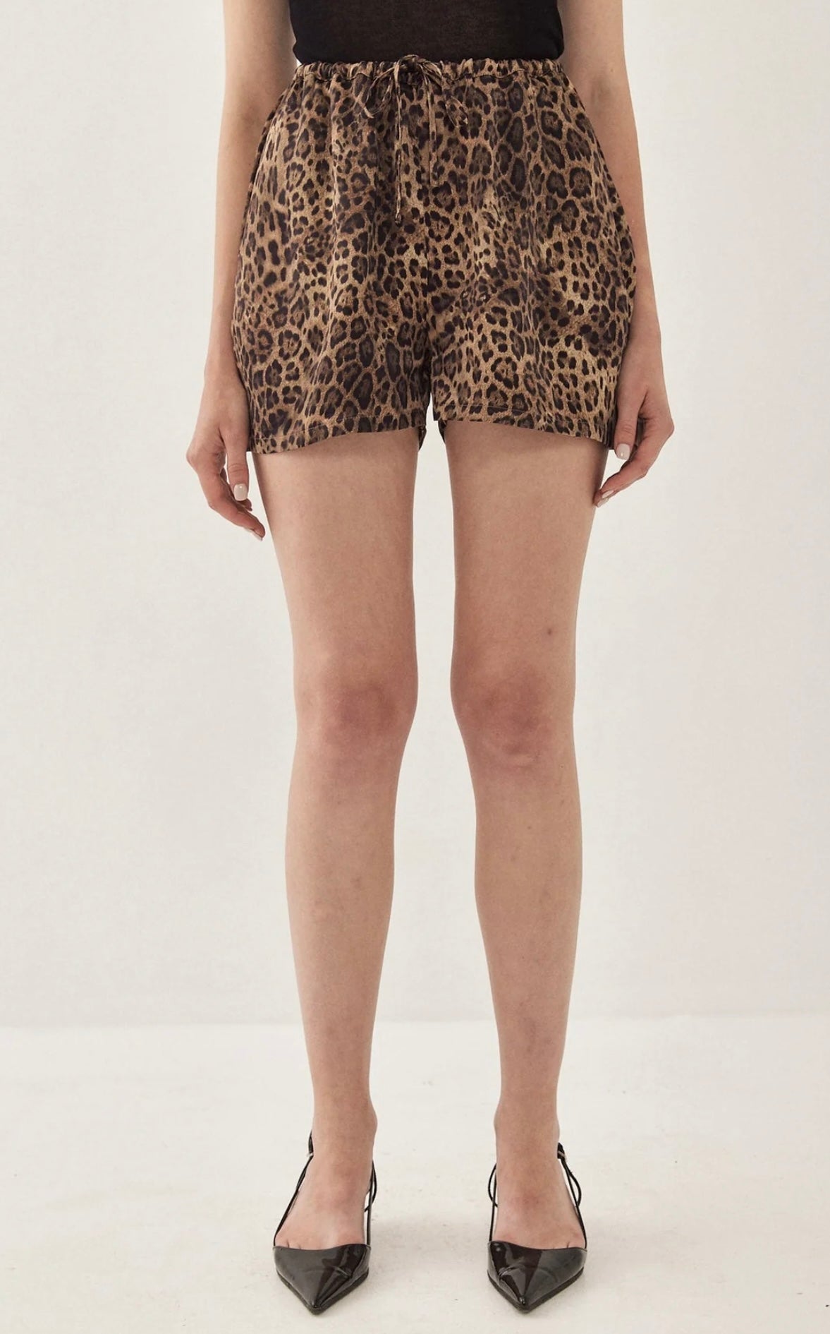 De Rococo - Satin Drawstring Shorts