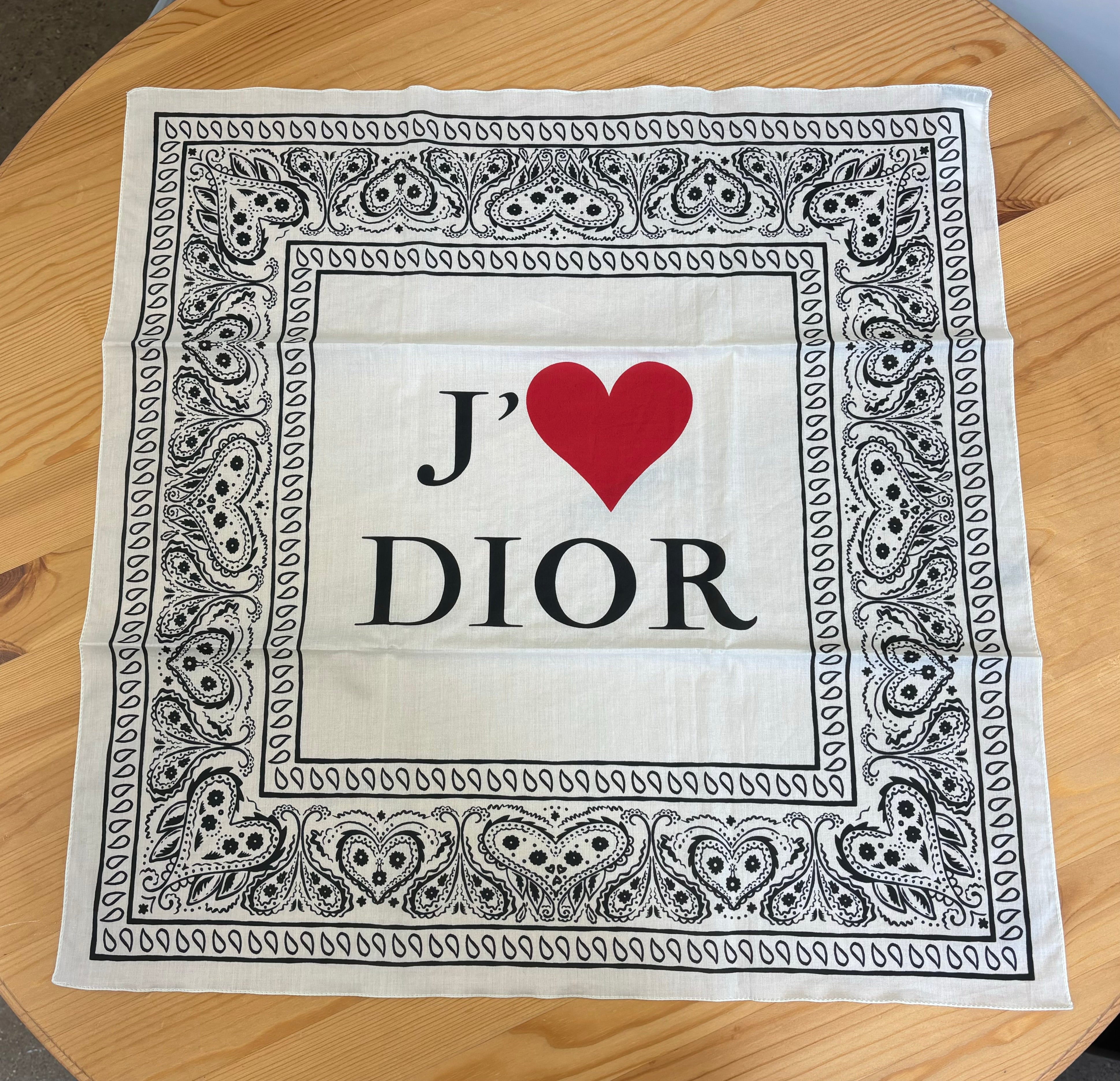 Dior I Heart Dior Scarf