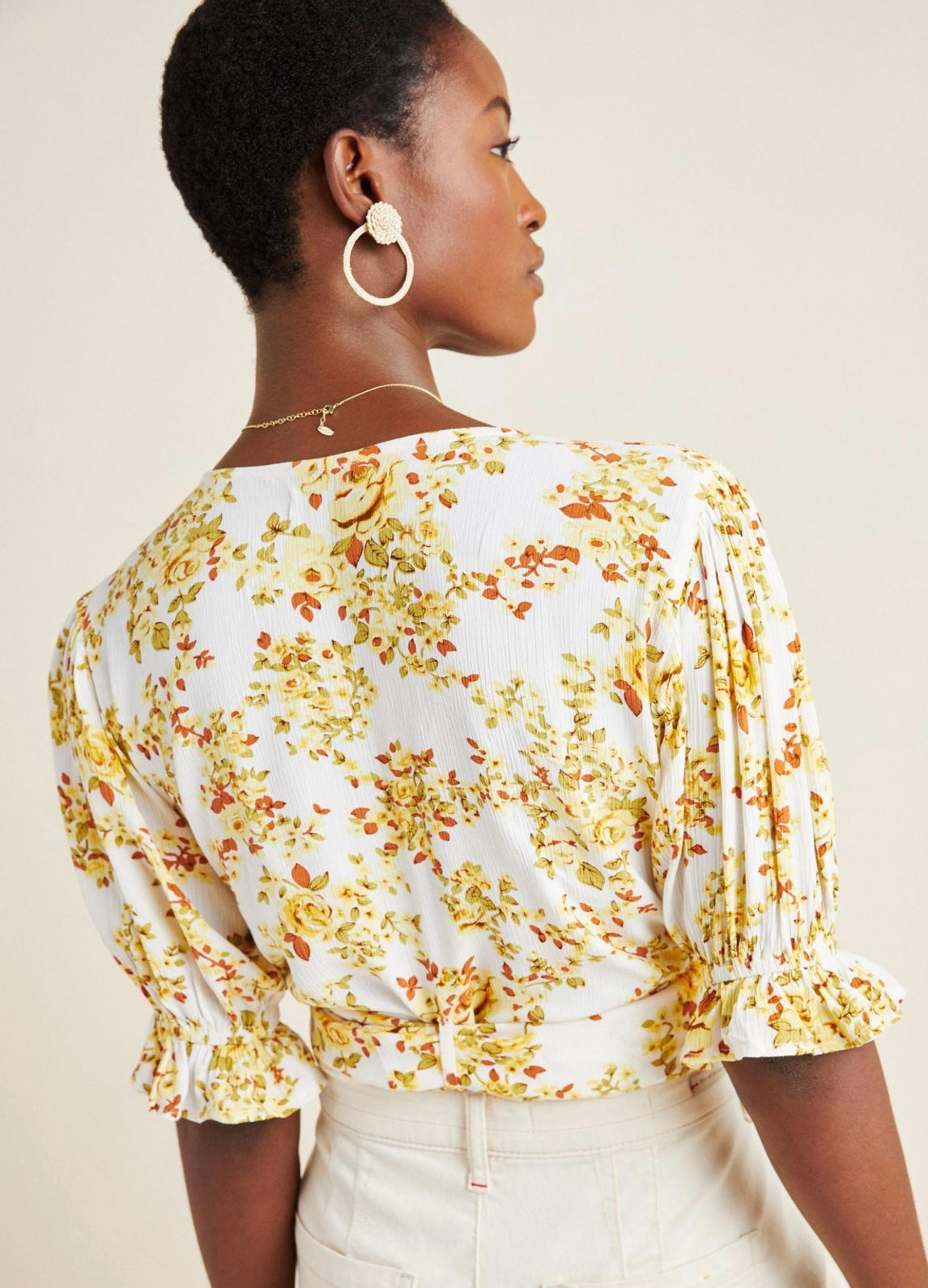 Faithful The Brand - Floral Print Crop Top