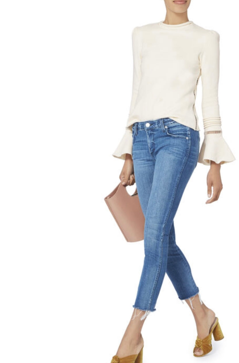 SEE BY CHLOÉ
Trumpet Hem Sweatshirt Top
