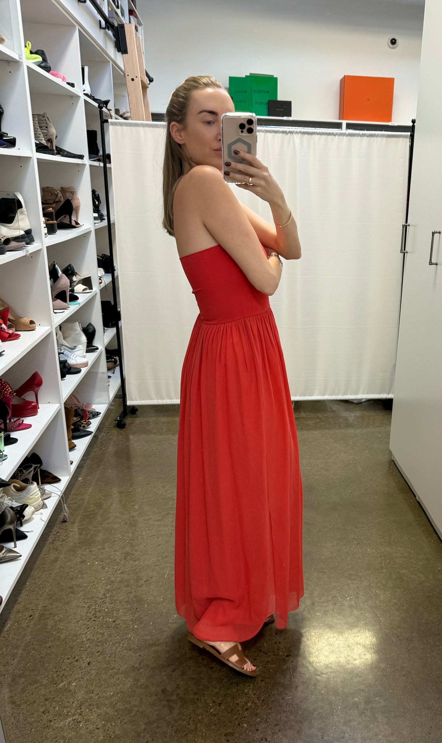 Shan - Coral Maxi Dress