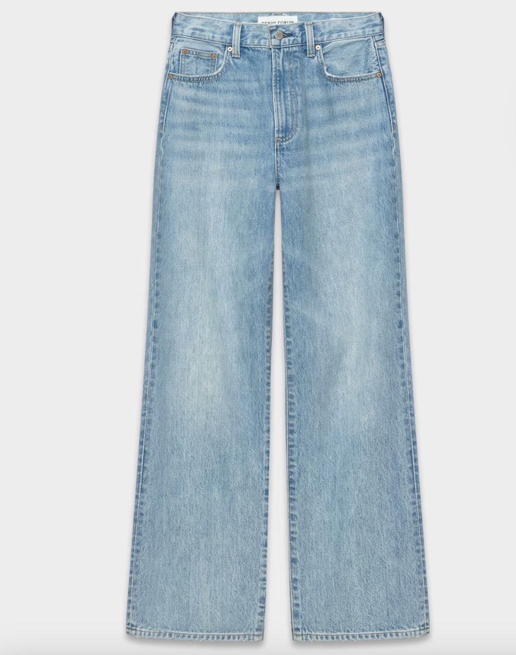 DENIM FORUM The Farrah high-rise wide leg