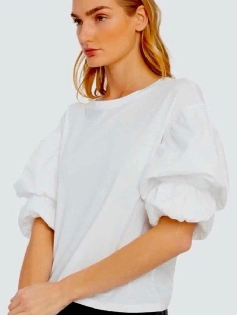 JOIE -Bee Puff Sleeve T-Shirt