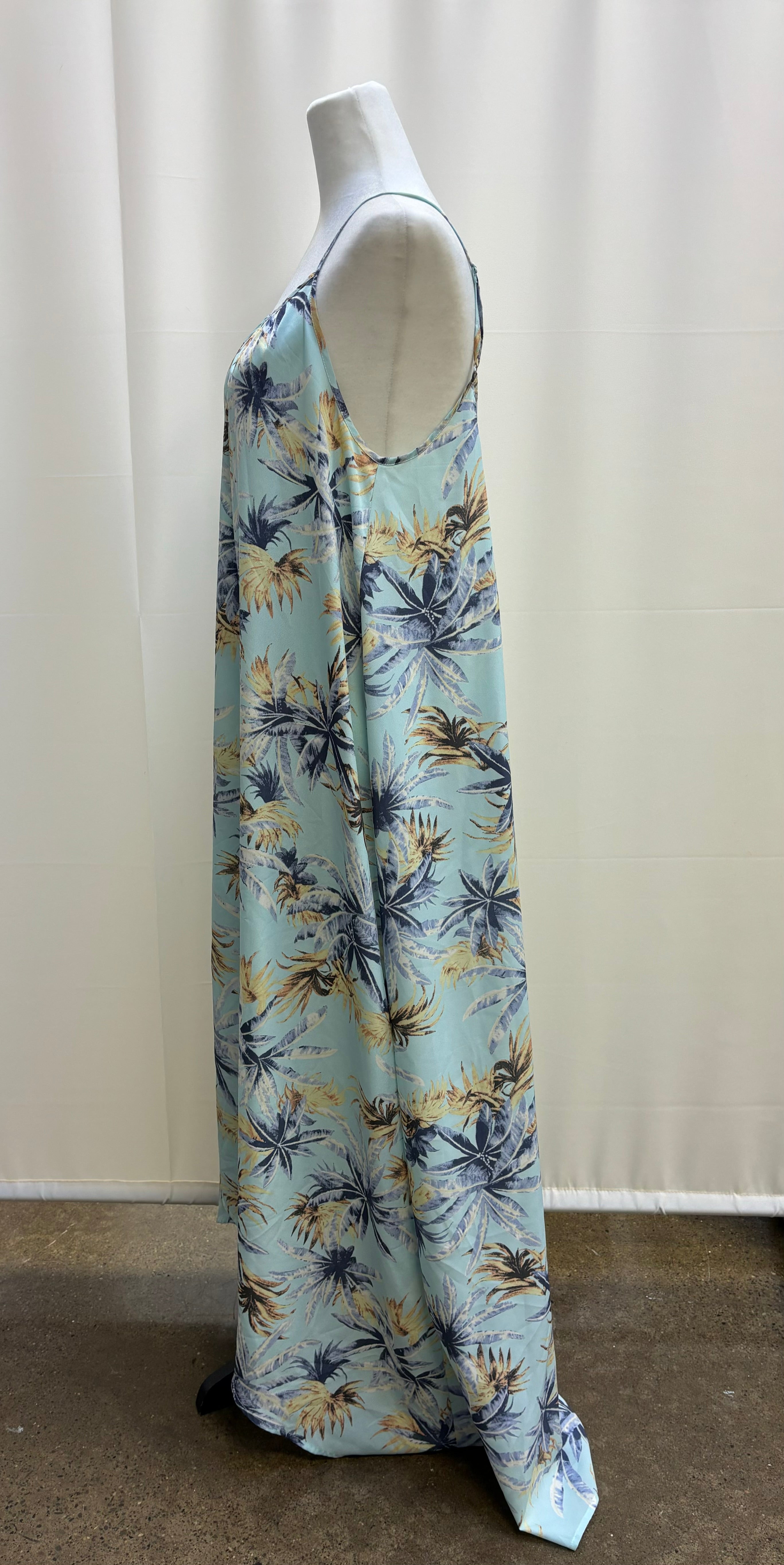 Pink Stitch Palm Tree Dress