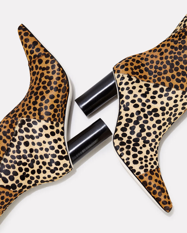 Ulla Johnson Cheetah Print Calf Hair Boots