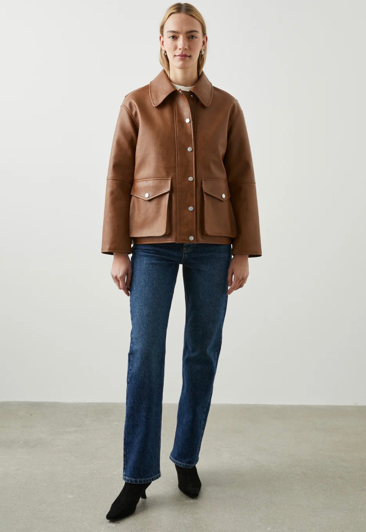 RAILS - Amos Skirt & Mathis Jacket 
Russet