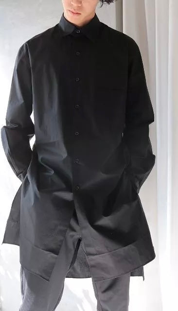 Y-3 Yohji Yamamoto Adidas Black Button Up