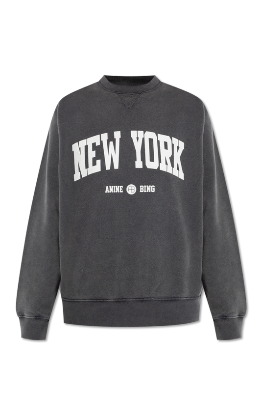 ANINE BING grey “new york” sweatshirt