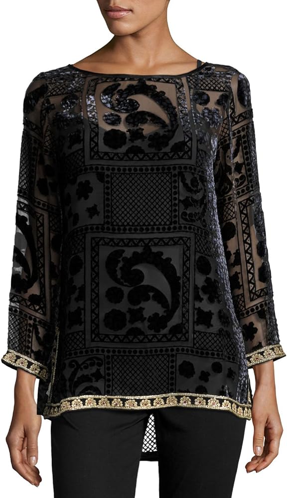 Calypso St Barth Blouse with Velvet