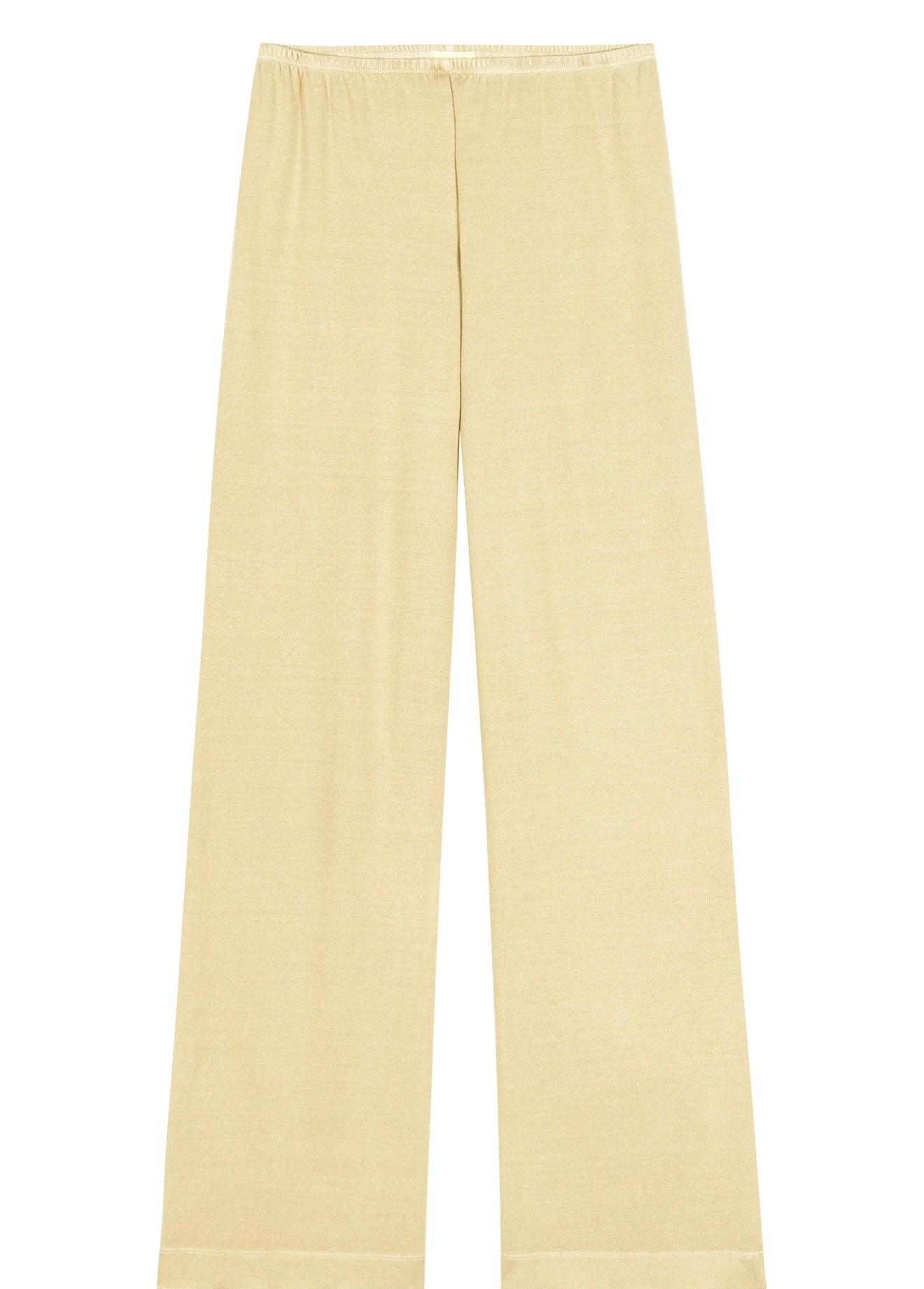 Donni The Jersey Simple Crop Pants in Butter Yellow