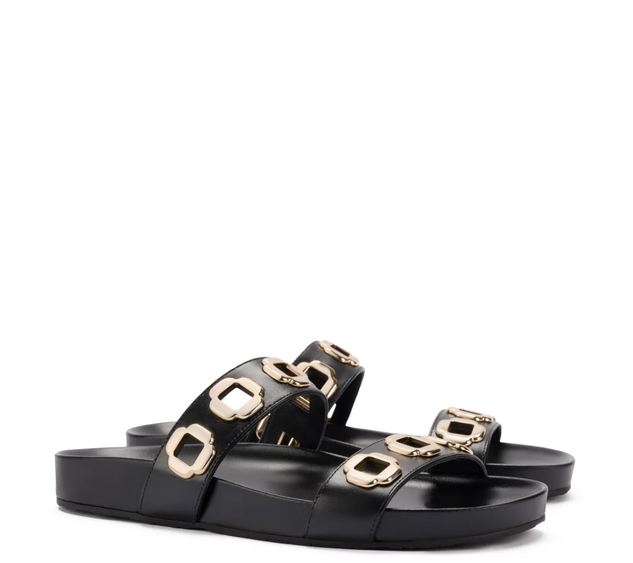 LARROUDÉ
Milan Slide In Black Leather