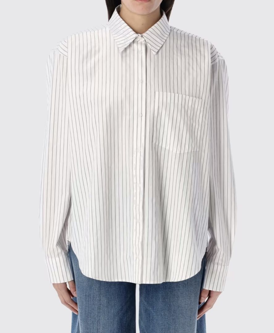 Anine Bing Striped Button Up