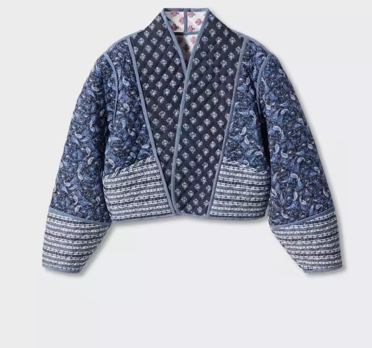 MANGO - Quilted reversible jacket