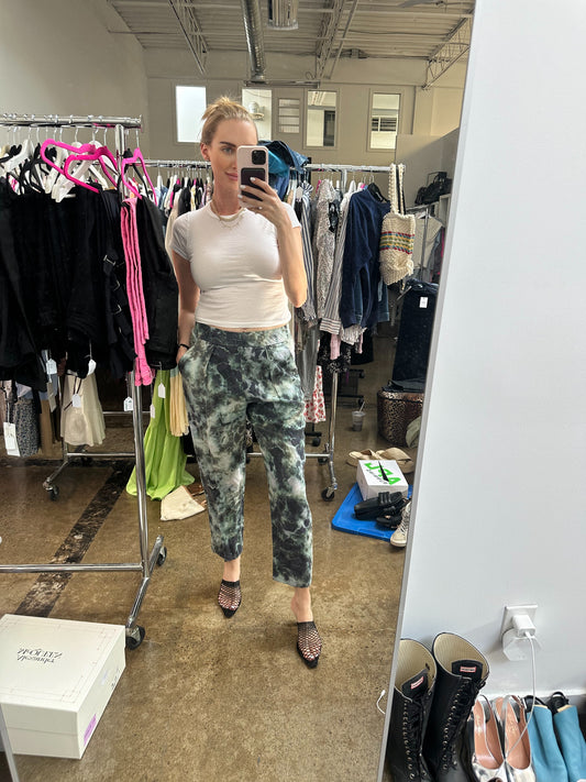 RAQUEL ALLEGRA - TIE DYE LINEN PANTS