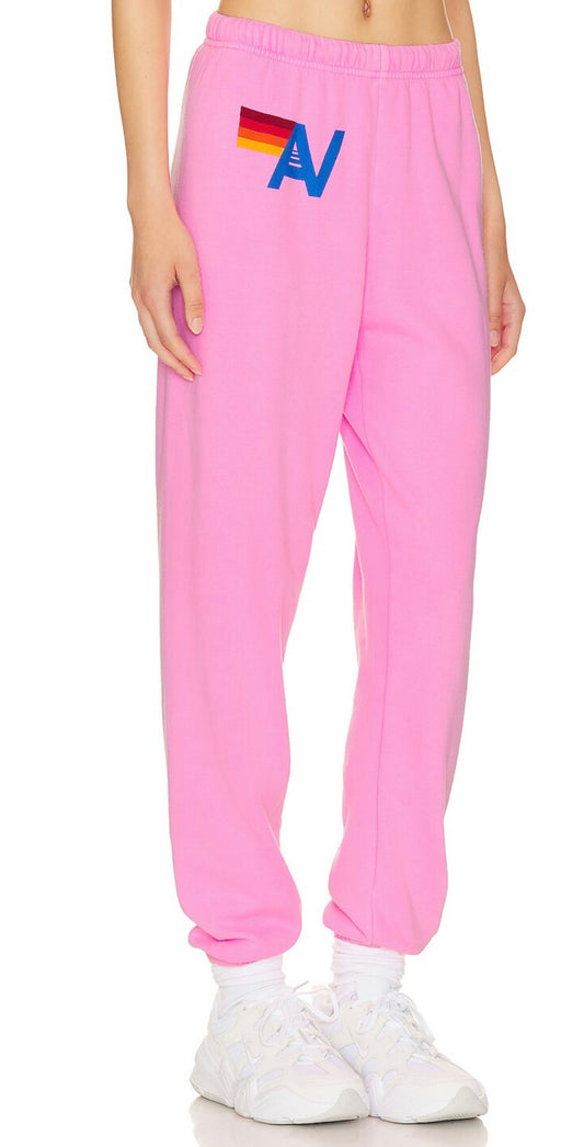 Aviator Nation - Neon Pink Sweatpants