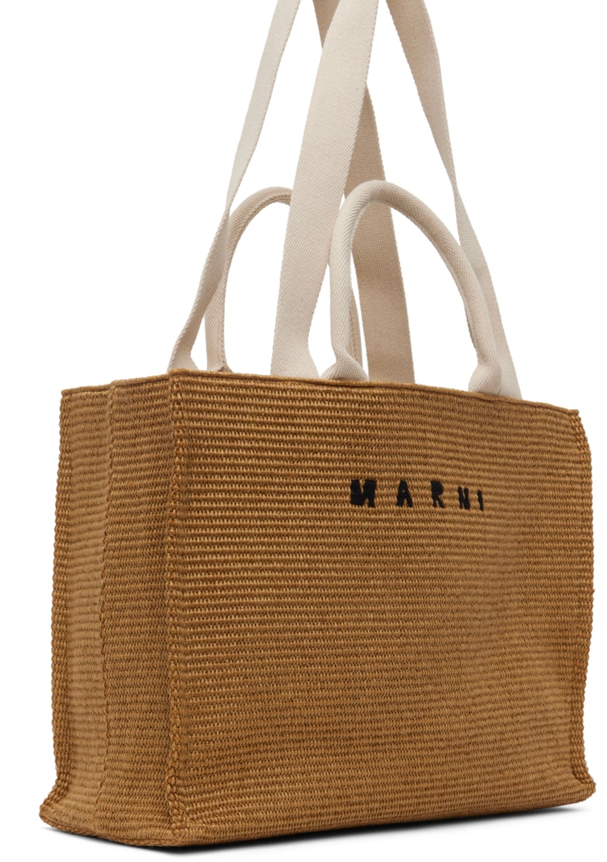 MARNI- Brown East West Tote Bag