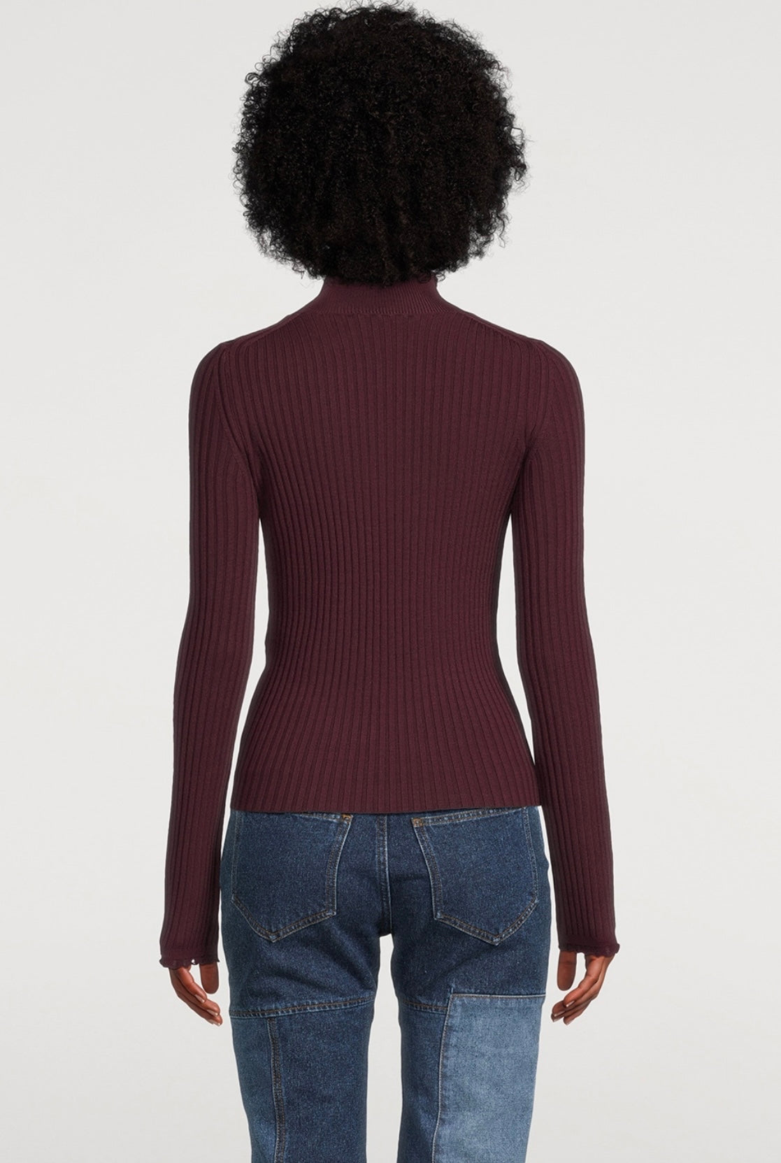 SEE BY CHLOÉ
Wool Ribbed Knit Turtleneck