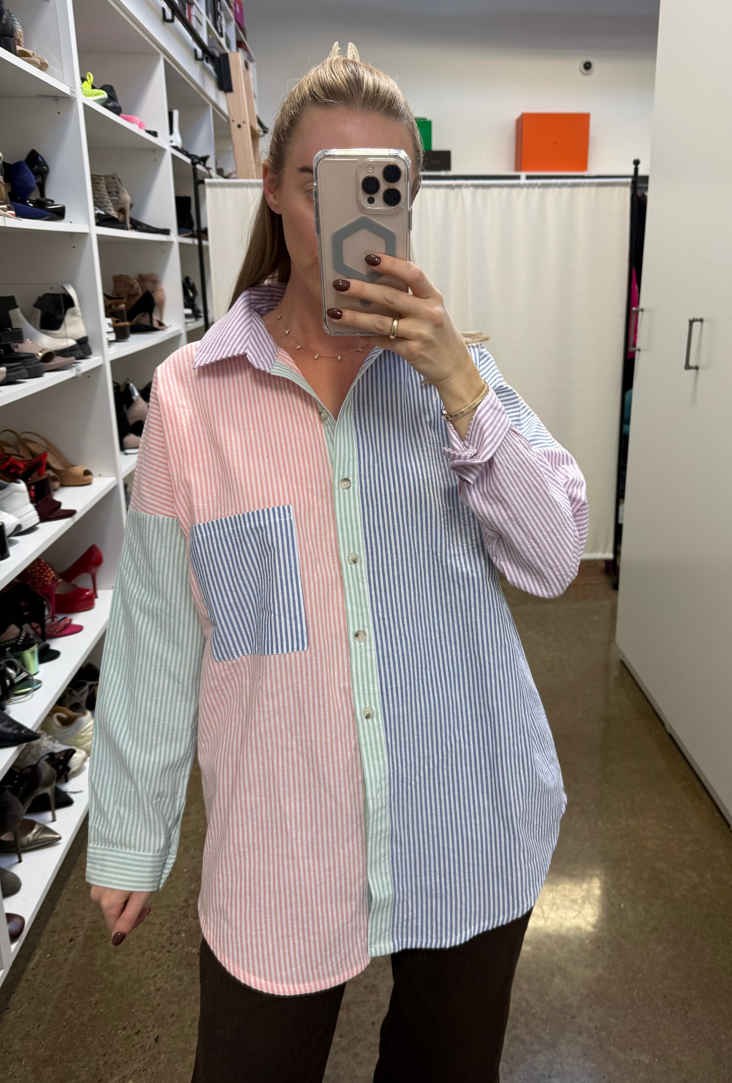 Franklin + Daysi - Multi Oversized Shirt