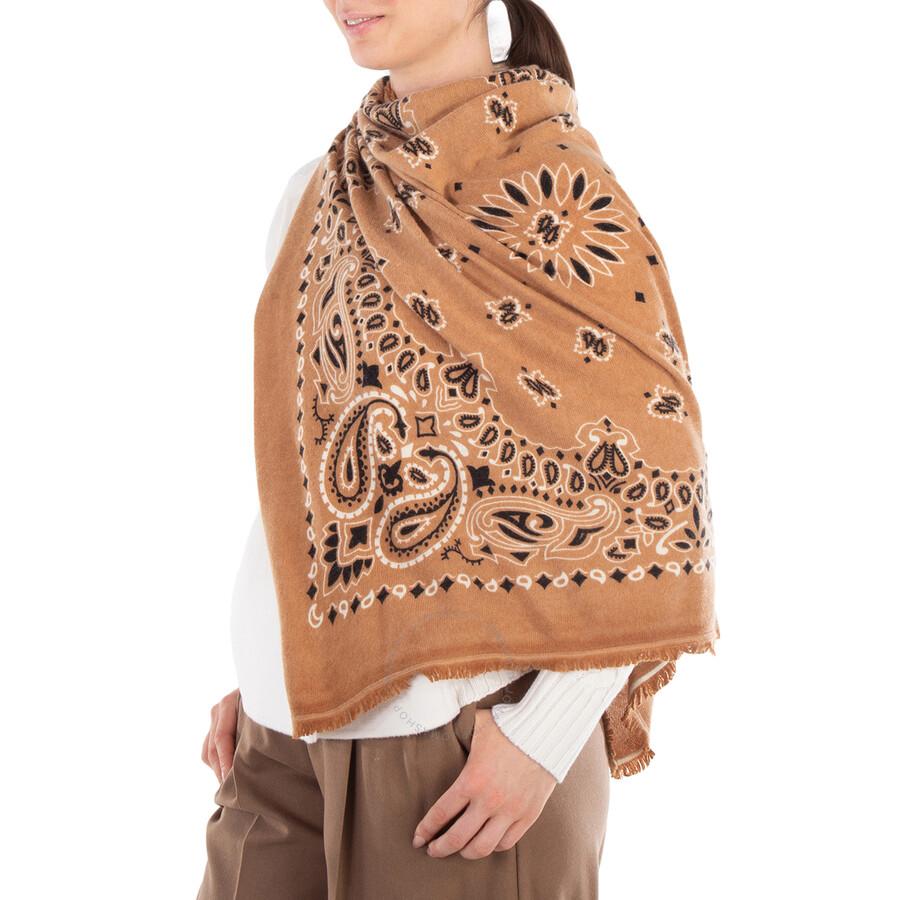 KUJTEN HACHIKO PAISLEY-PRINT CASHMERE SCARF