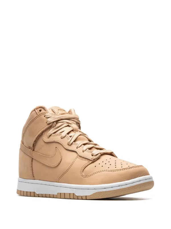 NIKE women's dunk high premium in beige