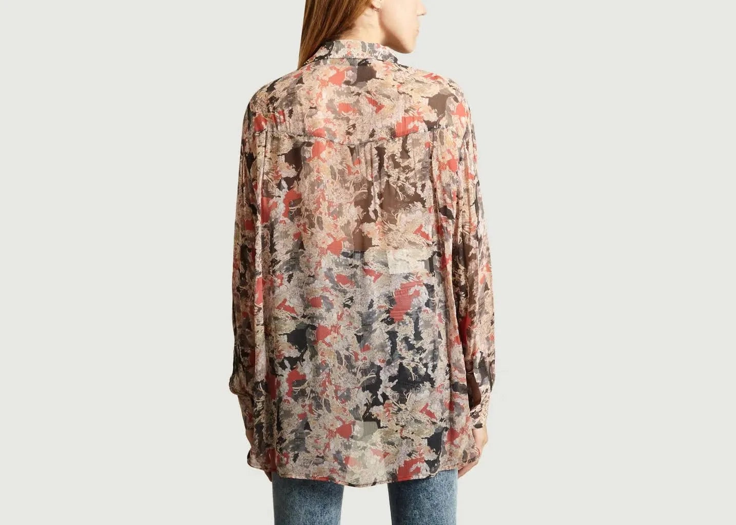 IRO Sheer Print Blouse