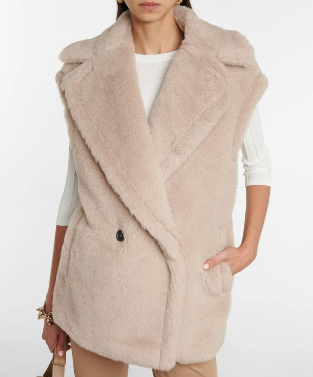 Max Mara - Libano alpaca wool-blend teddy vest