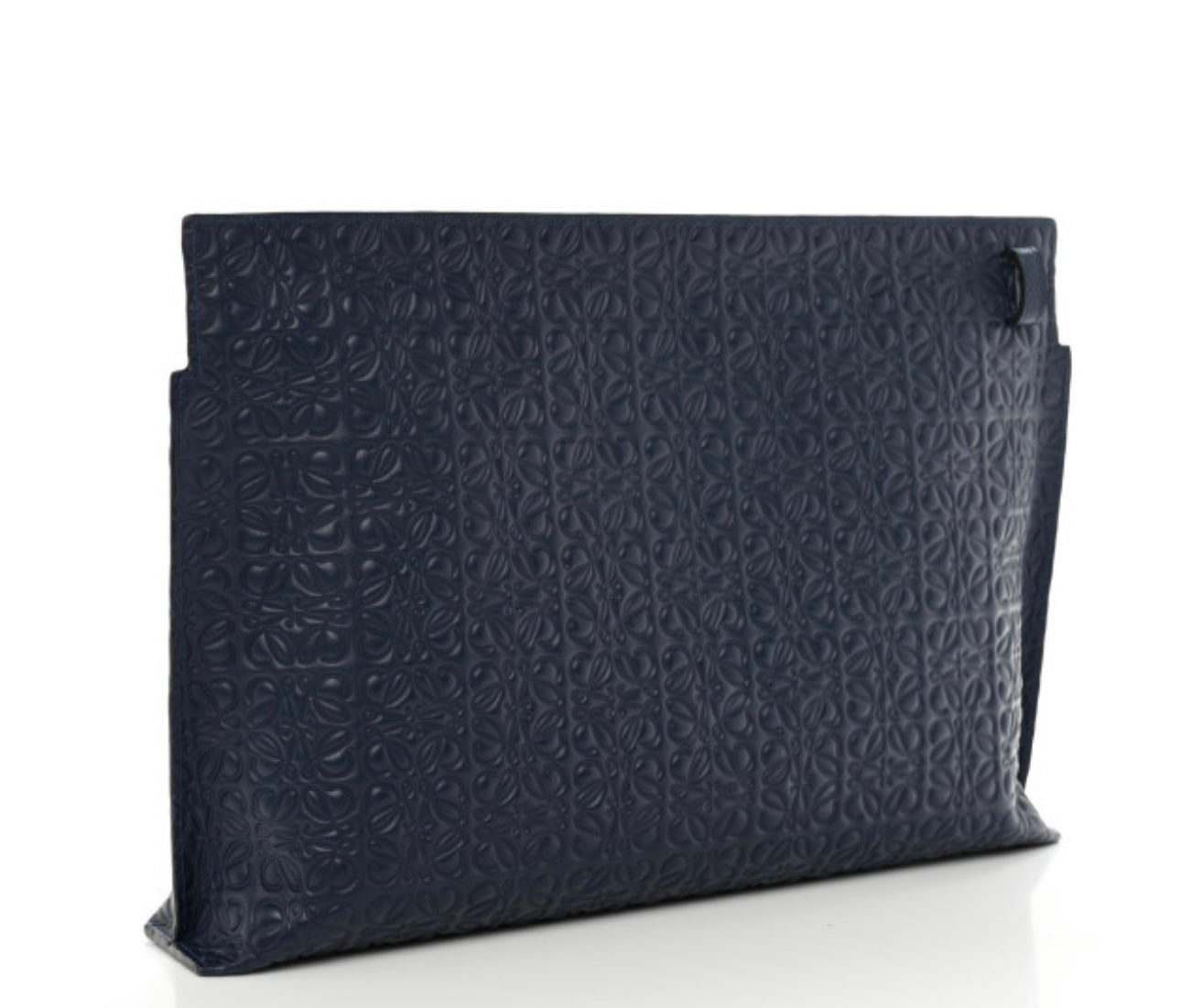 LOEWE
Calfskin Embossed Repeat T Pouch Navy