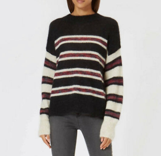 Isabel Marant Etoile
Russell Striped Mohair Pullover Sweater