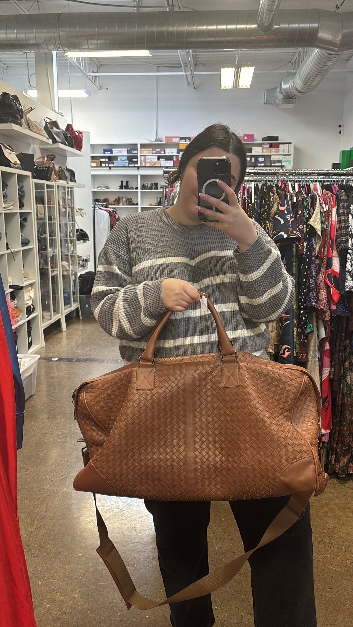 BOTTEGA VENETA large duffle bag