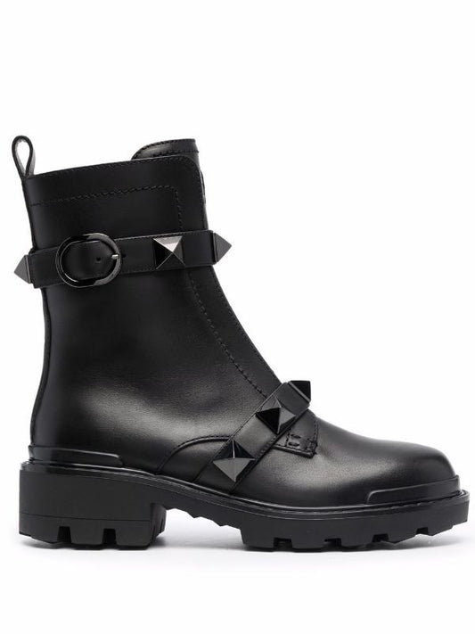 VALENTINO black rockstud boots